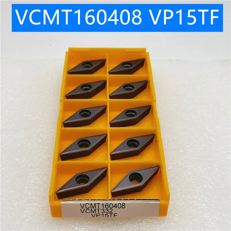 10 шт. VCMT160404 VCMT160408 MA UE6020 VP15TF внешние токарные инструменты карбидная вставка токарный станок резак инструмент токарная пластина
