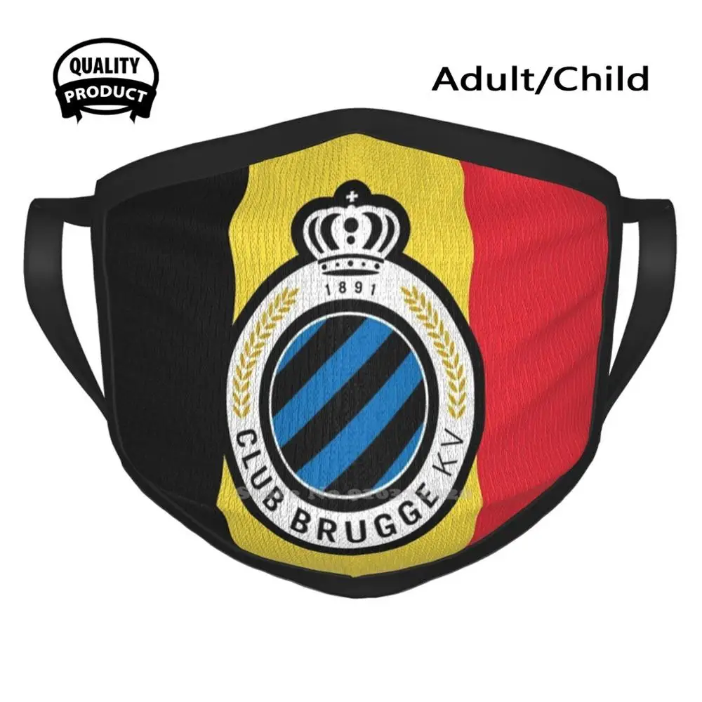 

Клуб Brugge модная мужская женская уличная спортивная маска маски для рта Клубные футбольные мячи