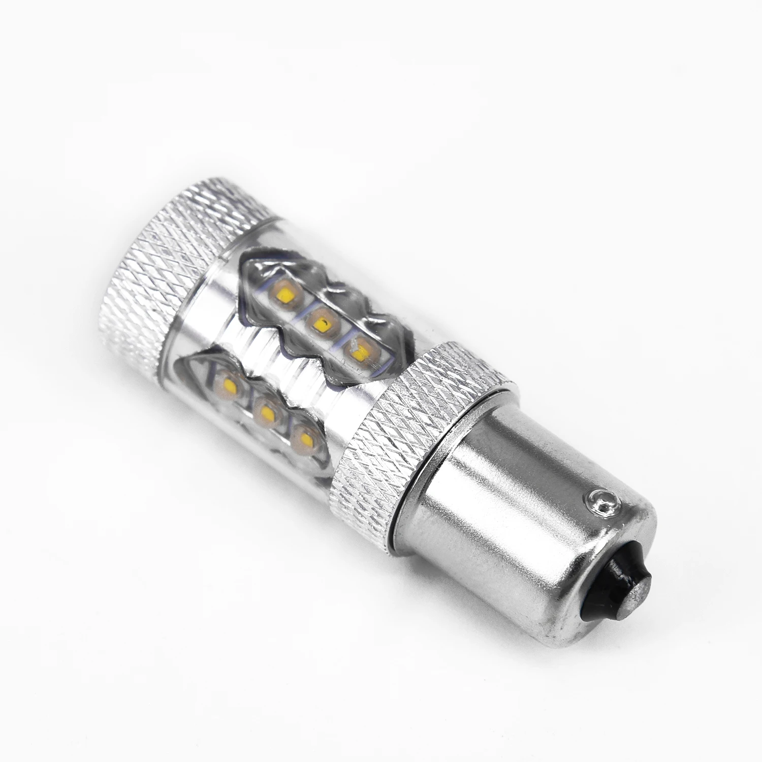 

2Pcs 80W 16 LEDs Reverse Backup Turn Signal LED Light Bulb White Waterproof New