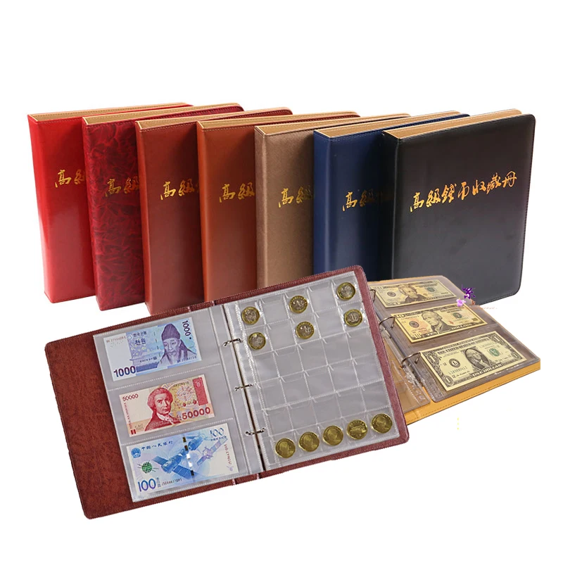 Stamp Album 3hole Album Coin Album Collection Or Banknote Collection