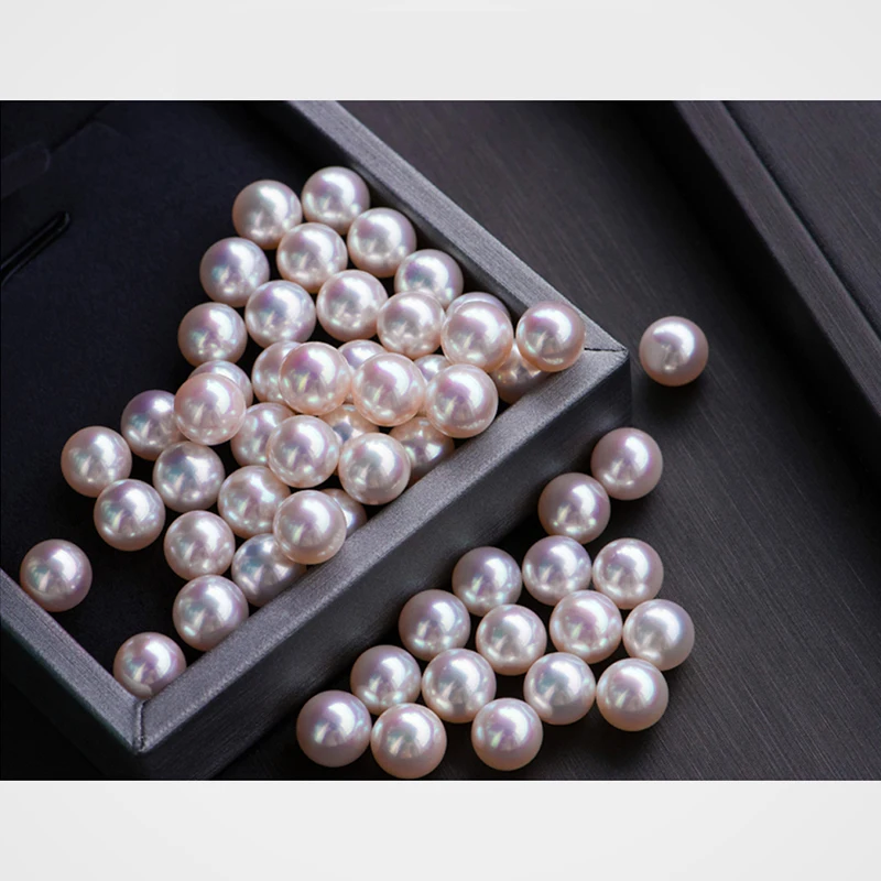 18K Natural Akoya Pearl Earring For Women,Wedding 18k Gold Earring Good Luster Anniversary Best Gift Good Quality