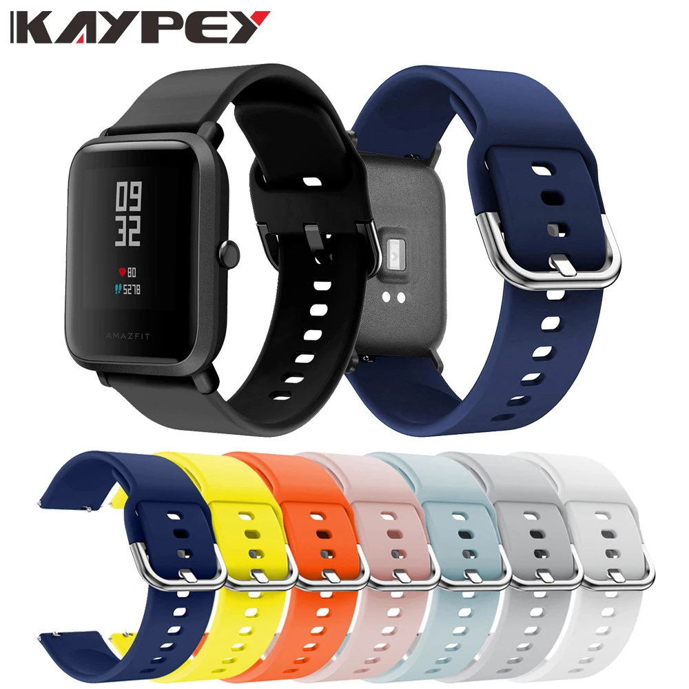 

Silicone Soft Strap for Xiaomi Huami Amazfit Bip Lite Youth Lite S U Smart Watch Bracelet for Amazfit GTS 2 2e 2mini Watchband
