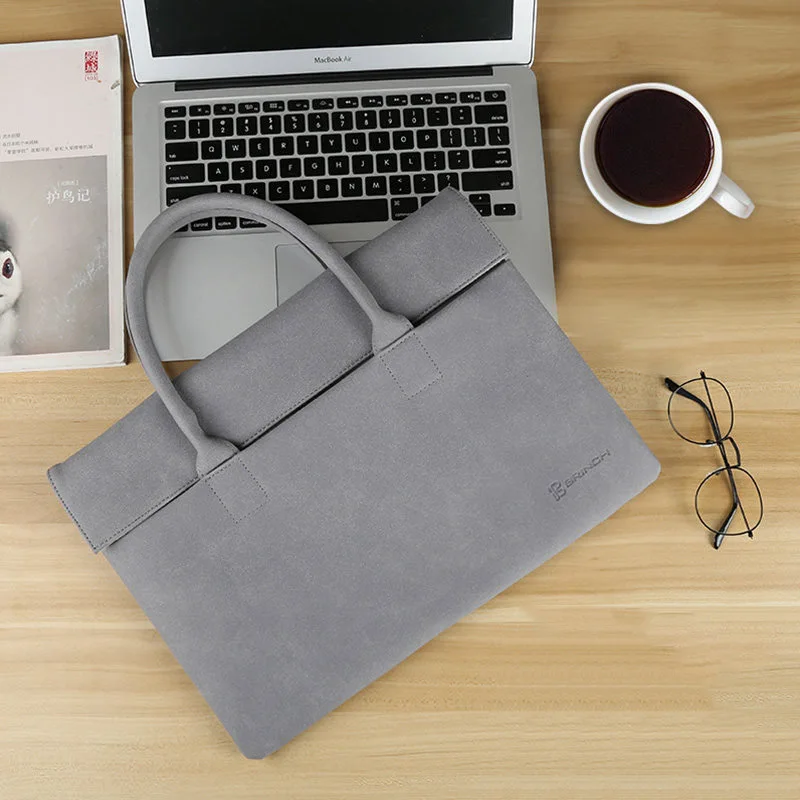 Сумка для ноутбука Macbook air 13 чехол для ноутбука 11 12 13,3 14 15 дюймов Сумка для ноутбука Dell ASUS huawei xiaomi чехол для ноутбука - Цвет: Silver Grey single