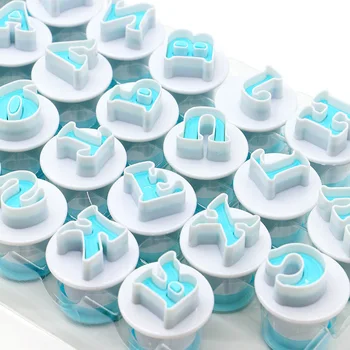 

26pcs/set Capital Letters/Lower Case Letter Alphabet Cookie Mould Fondant Cake Mold Plastic Cutter FPing