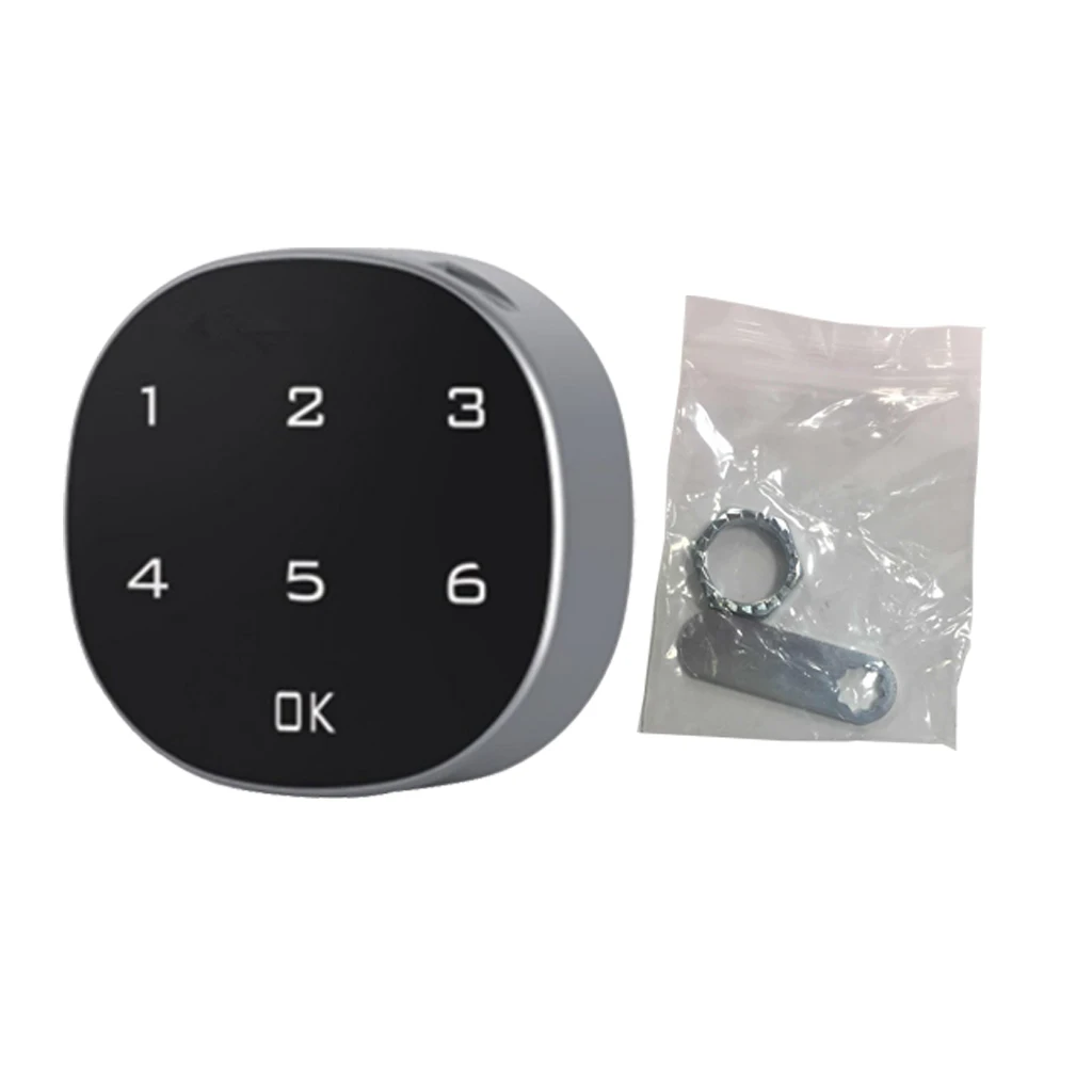 Electric Keyless Keypad Cabinet Touch Pad 6 Digital Codes Door Access Locker Indoor Locking Commercial & Residential Graded