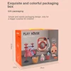 Children Washing Machine Toy Set Pretend Home Cleaning Simulation Washing Machine Mini Drum Rotate Kinetic Energy with Water 6