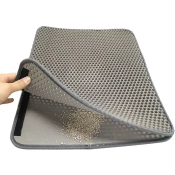 

Pet Cat Litter Pad Eva Double Cat Litter Catch Pad Waterproof Pet Mat Bottom Non-Slip Pet Pad Pet Supplies