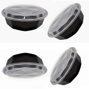 

10pcs Octagonal Meal Prep Containers Safe Plastic Food Storage Containers Lunch Boxes for Home Restaurant
