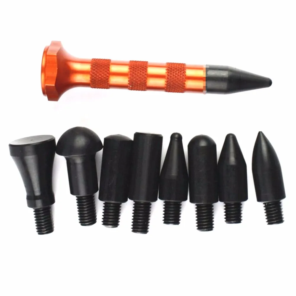 Paintless Dent Removal Tools Knock Down Tools Tap Down Pen With 9 Heads