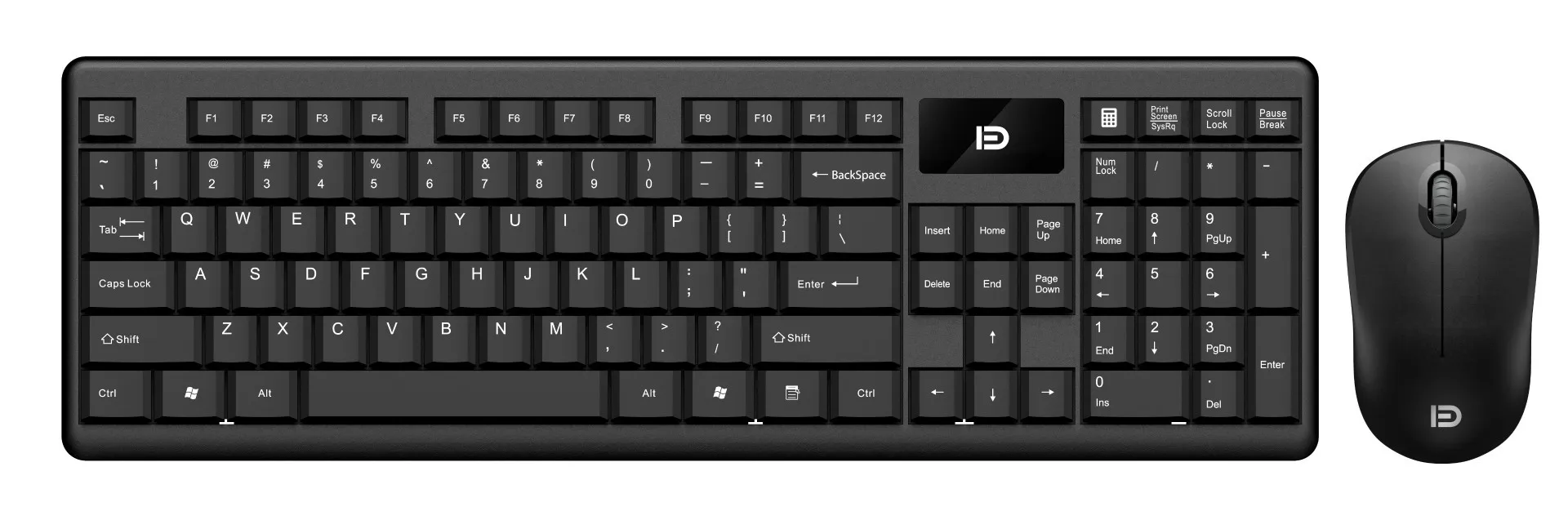 

Fuld 1600 Wireless Keyboard And Mouse Set for Home & Office Use Laptop Desktop Smart Television Wireless Mouse And Keyboard