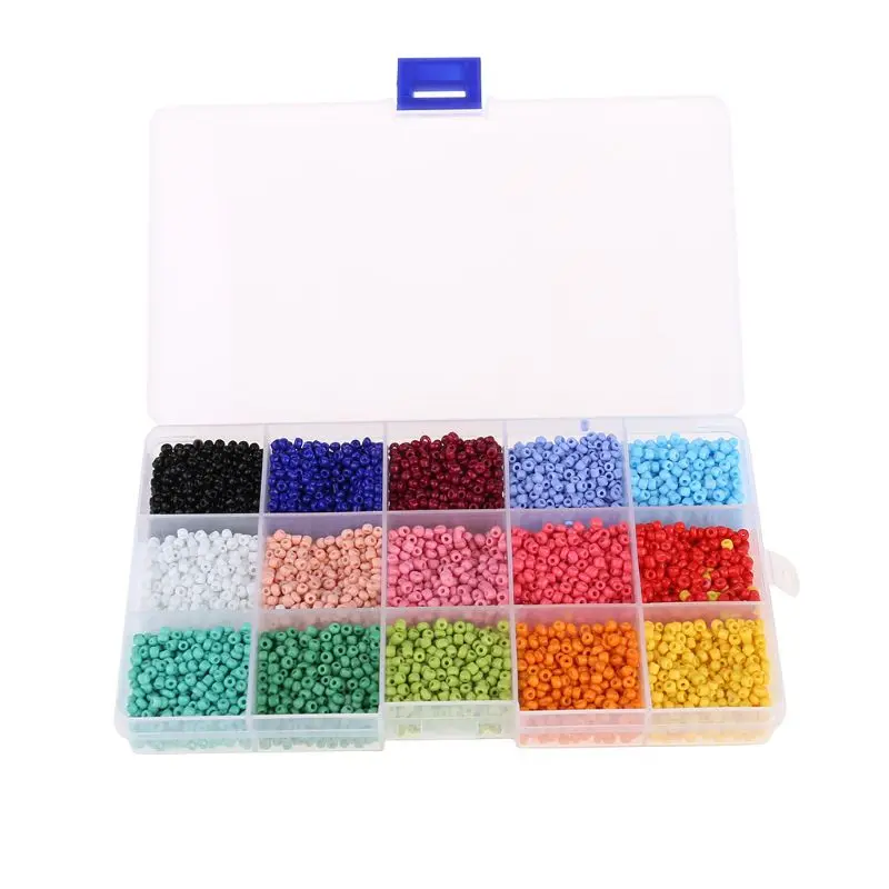 

Glass Rice Beads 3mm Multi-Color Loose Beads Suitable For Fashion Diy Drop Shipping Support