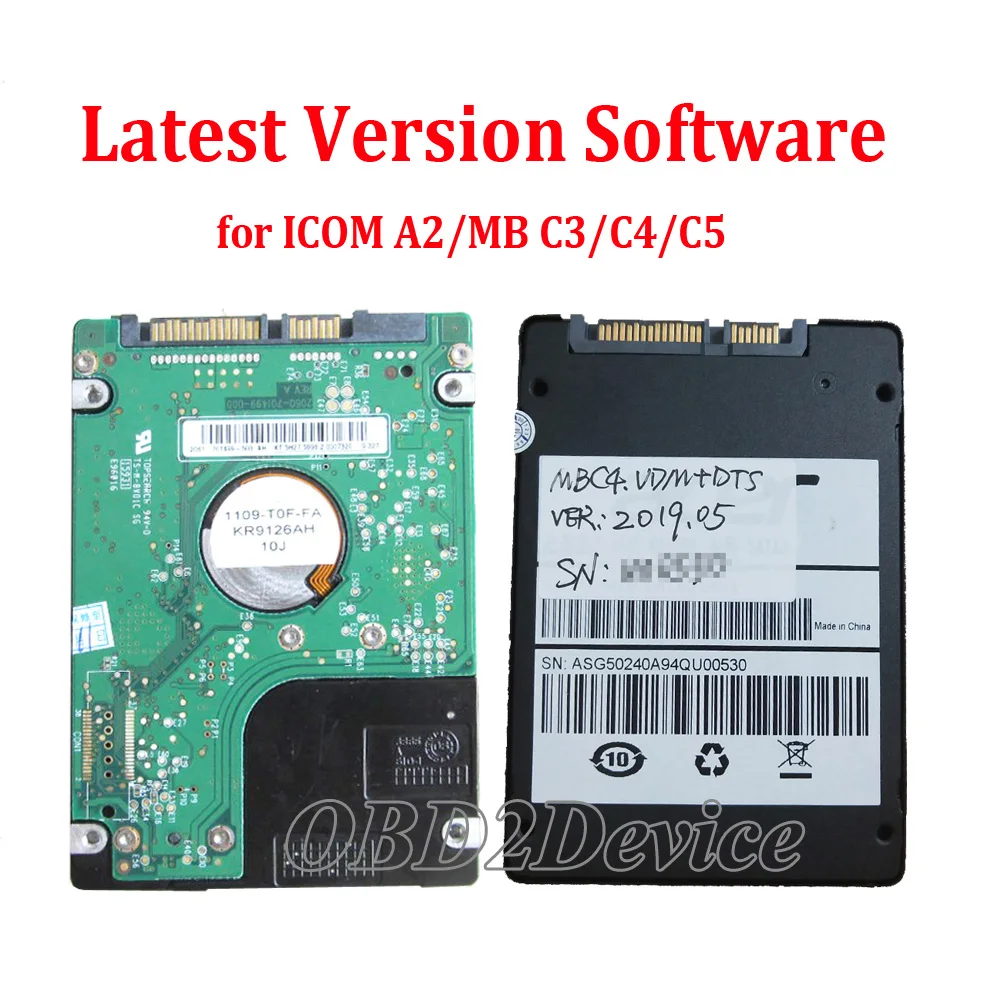 Новейшее программное обеспечение V09.2020 HDD/SSD для MB STAR C3/C4/C5 ICOM A2/следующая работа D630
