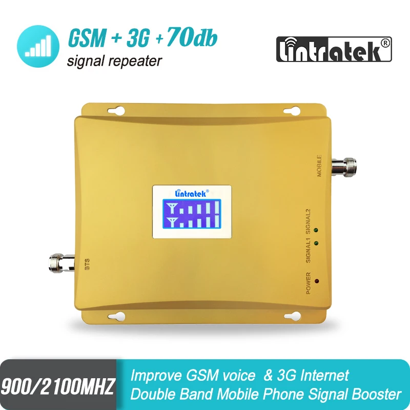LCD Display GSM 900mhz 3G 2100mhz Dual Band Mobile
