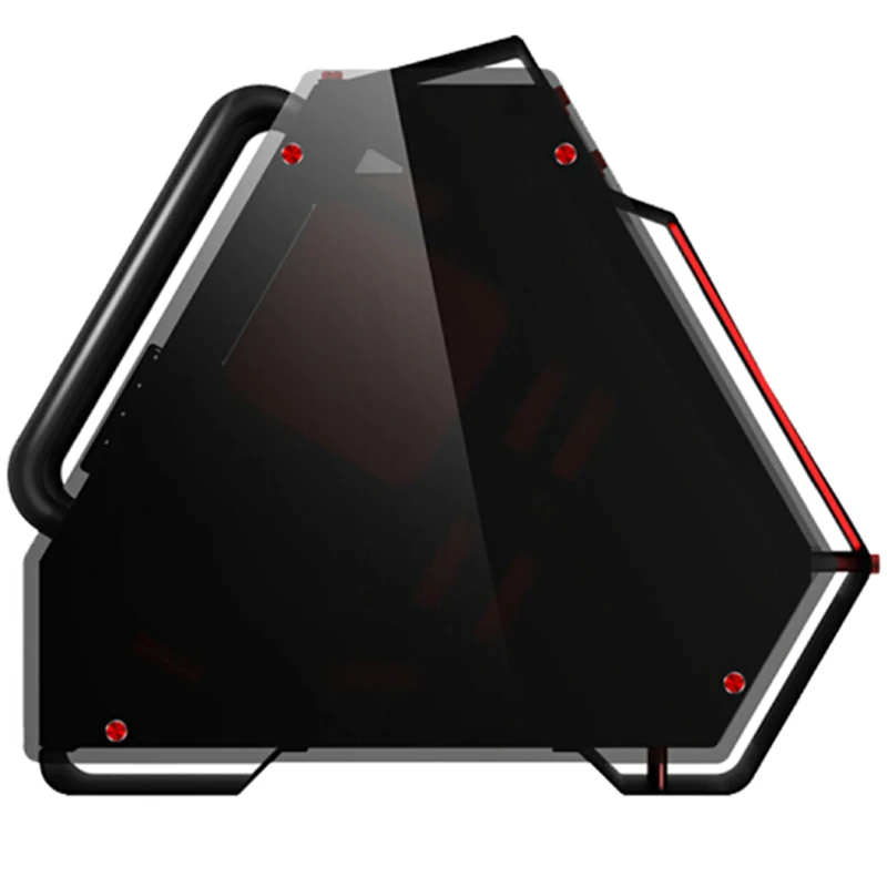 Чехол для компьютерных игр MATX двусторонний прозрачный чехол из закаленного
