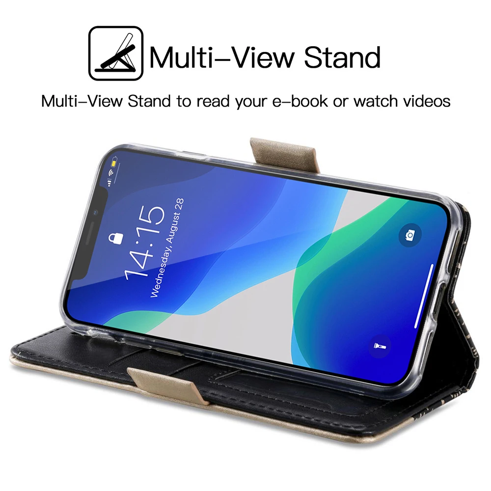 LLZ.COQUE Магнитный кожаный бумажник флип чехол для телефона для IPhone X XS MAX XR 11 Pro Max 6 6S 7 8 Plus SE 5S 5 на молнии с цветочным рисунком