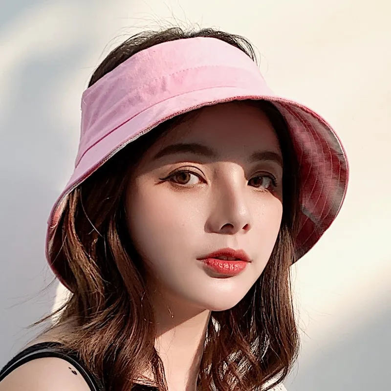 

Summer Elegant Casual Topee Women's Sweet Sun-resistant Sun Hat Fashion Versatile Outing Topless Hat