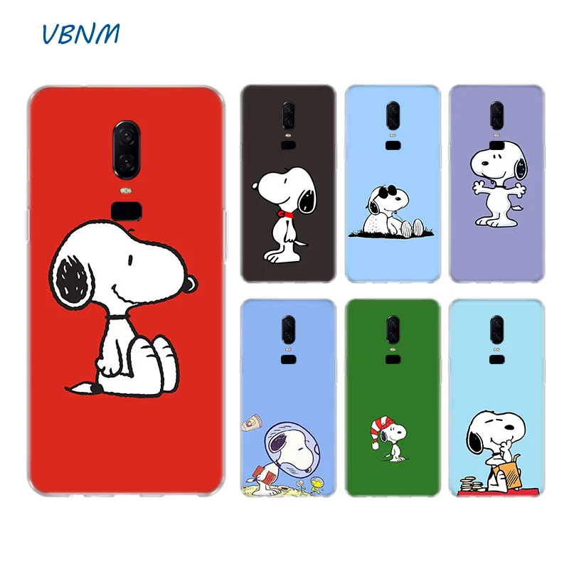 

Cute Snoopys Cartoon Soft Printed Rubber TPU Silicone Back Case For OnePlus One Plus 1+ 7 Pro 6 6T 5 5T 3 3T Coque Hull Cover