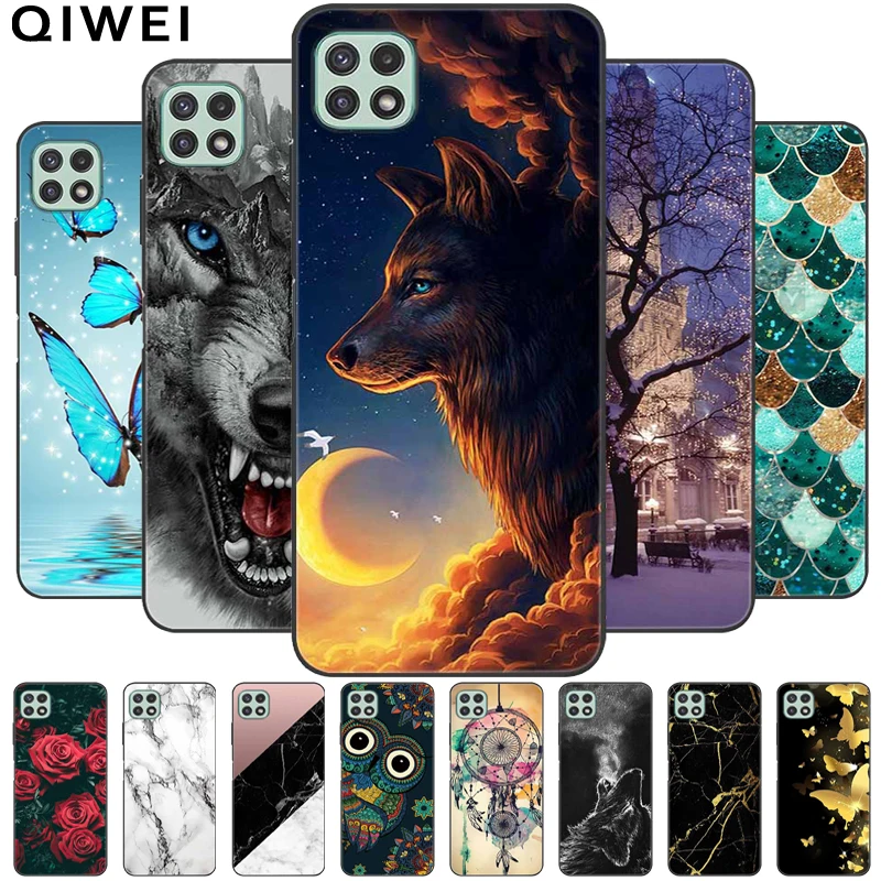 Soft Silicone Cover For Samsung A22s 5G Case Black TPU Bumper Phone Back Shell Galaxy Cases Funda A 22s 22 s | Мобильные телефоны и