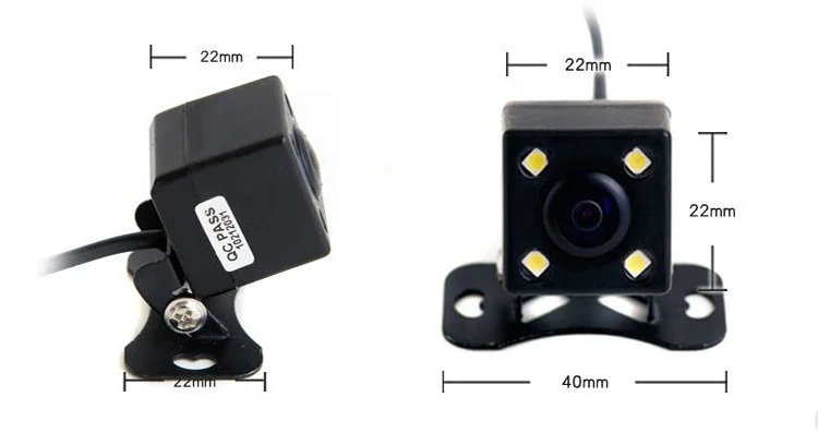 Navifly дополнительные аксессуары для камеры заднего вида DVR DAB Carplay, canbus - Название цвета: 4LED camera