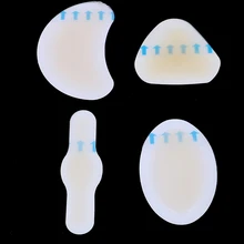 4 шт./компл. гелевый коврик анти-носить наклейка пятки патч для педикюра 4 типов мягкий силиконовый наклейка пятки клей гидроколлоидная в блистерной упаковке штукатурка