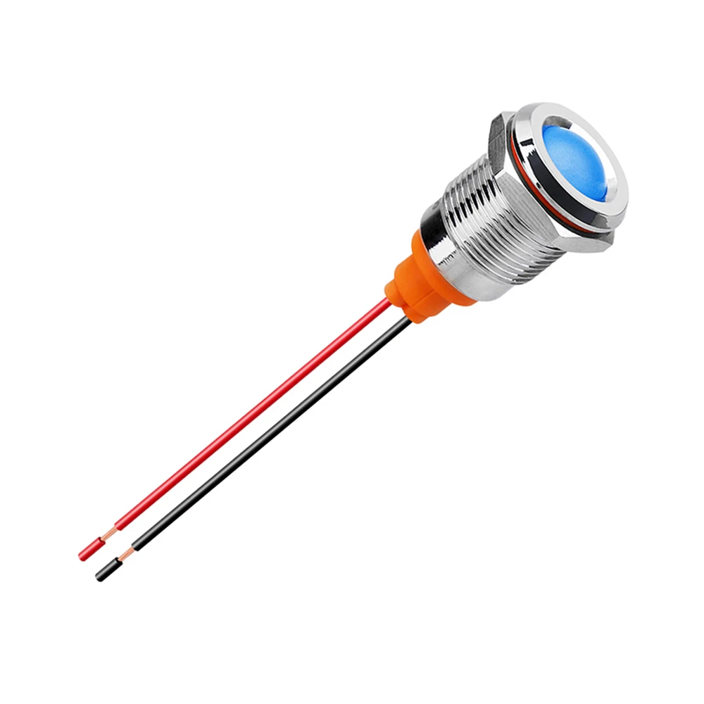 6mm 8mm 10mm 12mm 14mm Metal LED Warning indicator light Waterproof IP67 Signal Lamp Pilot Wires switch 3V 5V 12V 220V Red Blue 6mm 8mm 10mm 12mm 14mm Metal LED Warning indicator light Waterproof IP67 Signal Lamp Pilot Wires switch 3V 5V 12V 220V Red Blue