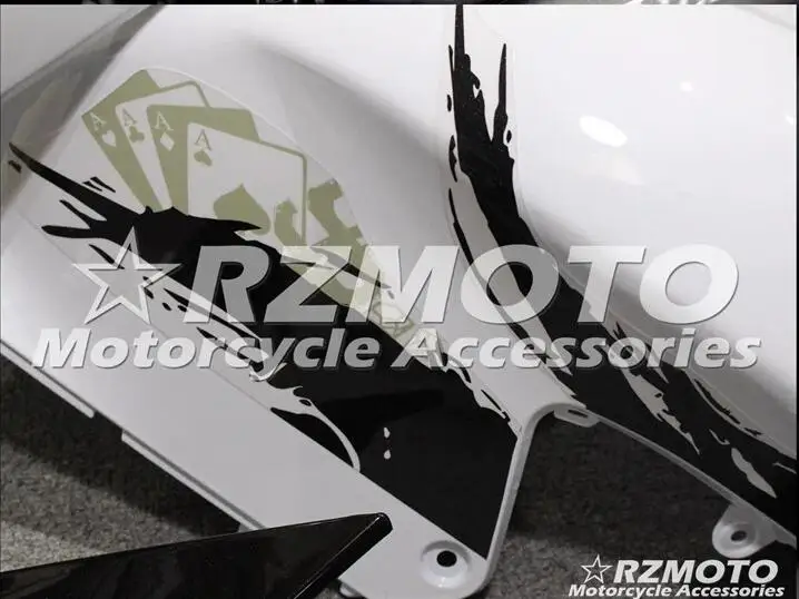 Мотоциклетный обтекатель abs Подходит для Honda CBR600RR F5 2013- корпусные детали формы белый черный ACEKITS Магазин № 0082