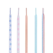 Lacets plats à la mode pour AJ/AF1, baskets blanches, chaussures en dentelle pour femmes et hommes, cordons de chaussures, accessoires 