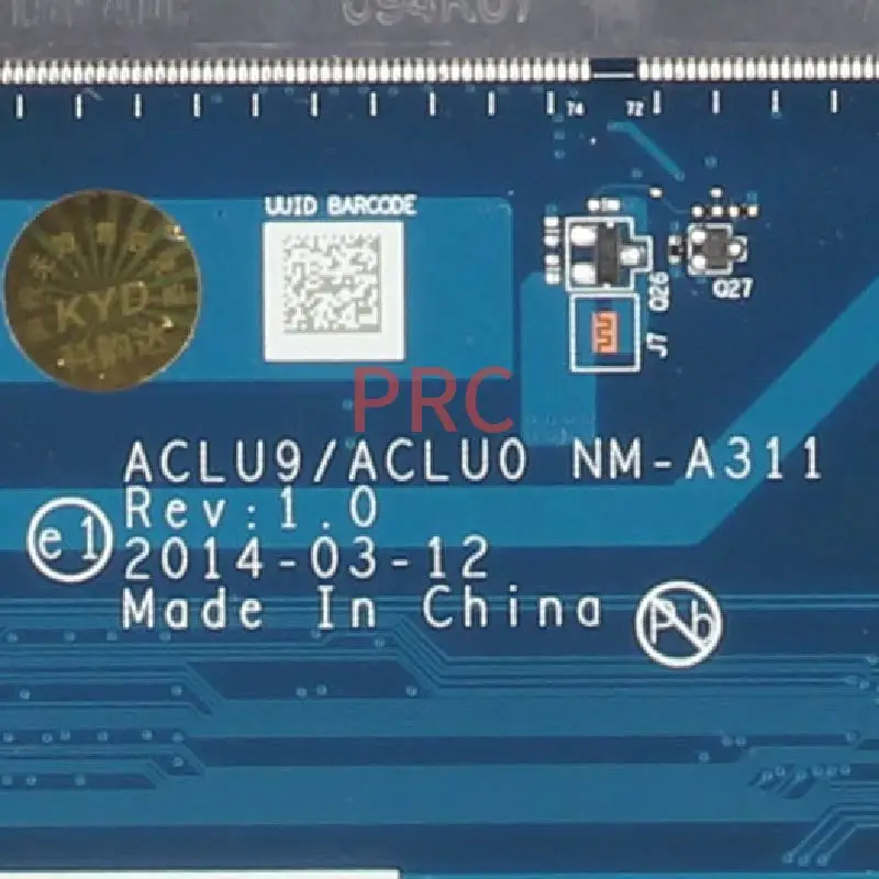 portátil mainboard NM-A311 sr1yj ddr3