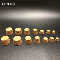 Rolha de cortiça para tubo de ensaio, rolha de garrafa de amostra para frasco ou rolha de garrafa atual de 100