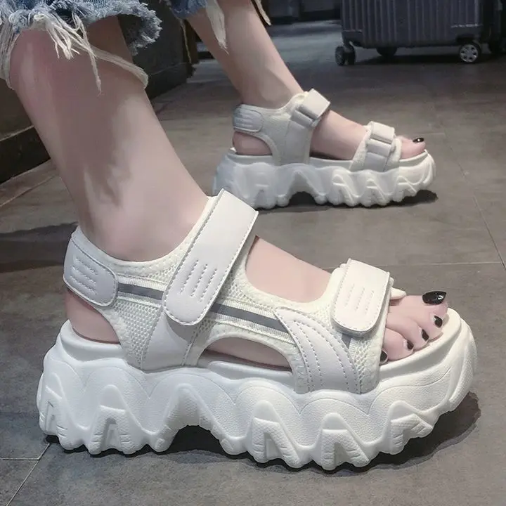 2021 women sandals platform chunky wedge shoes