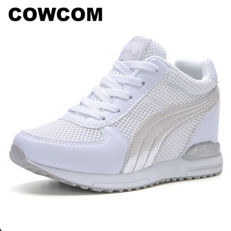 Shoes Women High-Heeled Heighten Fashion Thick-Bottom Fall COWCOM CYL New
