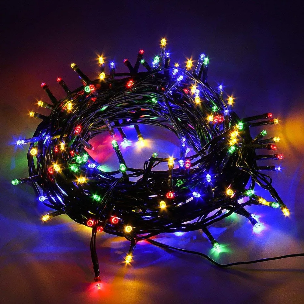 8 modos de luz led string 10