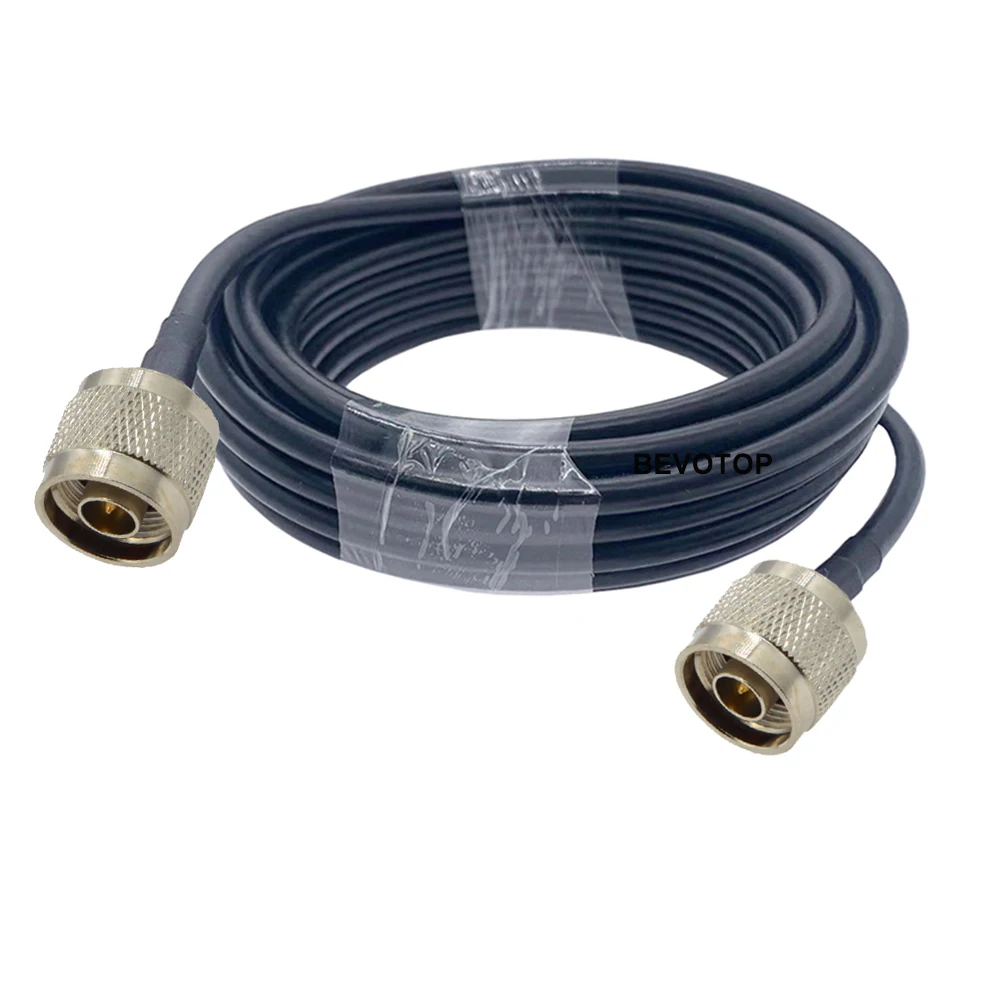 Bevotop n Macho para n Conector Macho Rg58 Cabo Coaxial 503 Cabo 50ohm Rádio Wi-fi Cabo de Extensão para 4g Lte Amplificador Celular