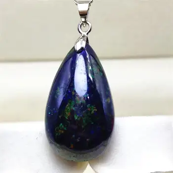 

Natural Azurite Malachite Lapis Lazuli Pendant Green Blue 31x18x10mm Powerful Energy Women Men Water Drop Jewelry AAAAA