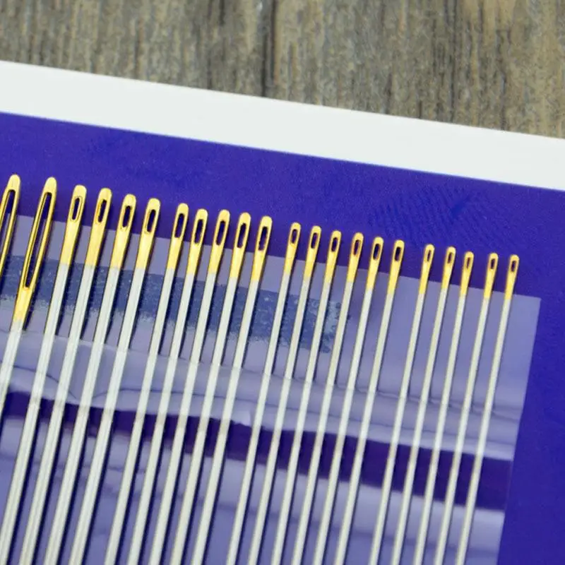 Multi-size Sewing Needle Stainless Steel Golden Embroidery Fabric Cross Stitch Needles Kit Tools Sewing Handmade Needles sewing needles,sewing knitting tools