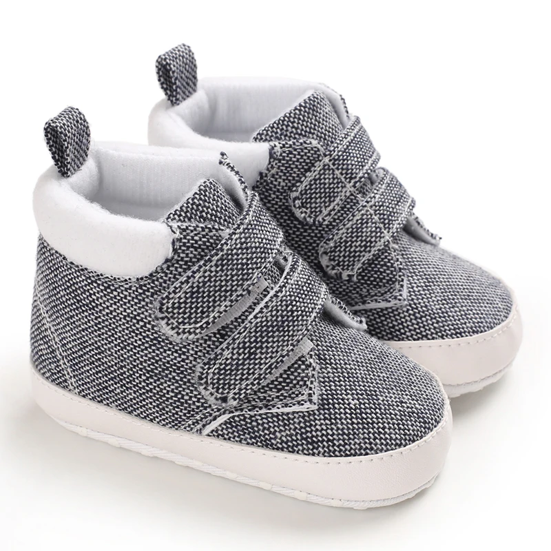 Осенняя детская обувь зимняя теплая обувь из хлопка для мальчиков и девочек Противоскользящие тапочки для малышей с мягкой подошвой