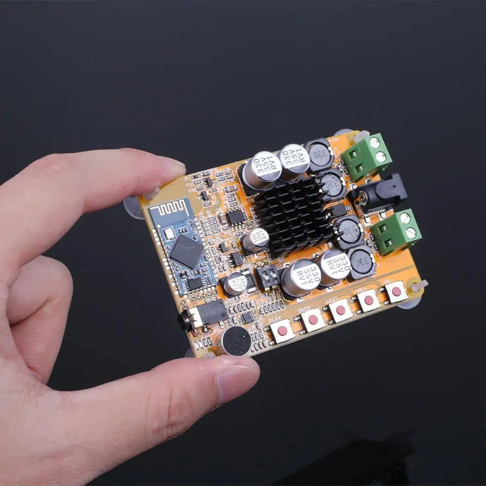 

Clearance Cewaal TDA7492 Bluetooth 4.0 Audio Receiver Amplifier Board DC 10~25V Dual-channel 2x50W Stereo Audio High Power