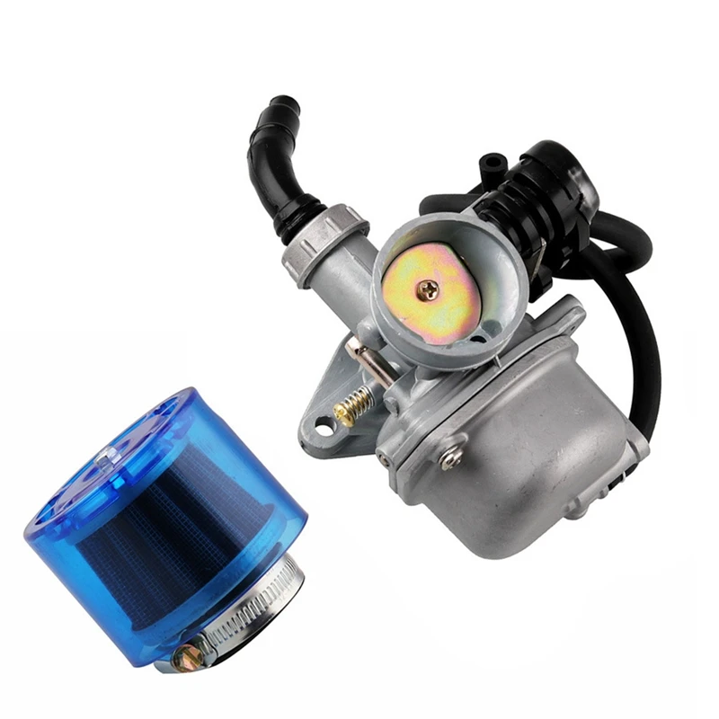 Карбюратор для двигателя мотоцикла ATV 50cc 70cc 90cc 110cc 125cc+ воздушный фильтр алюминий+ Цинк