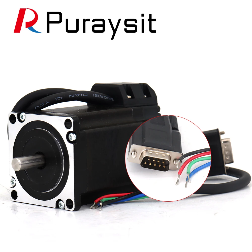 JMC Nema23 57 2상 폐쇄 루프 스텝 모터 57J1880EC-1000-LS 5A 2NM 및 2상 폐쇄 루프 스텝 드라이버 2HSS57 2450VDC/4.5A