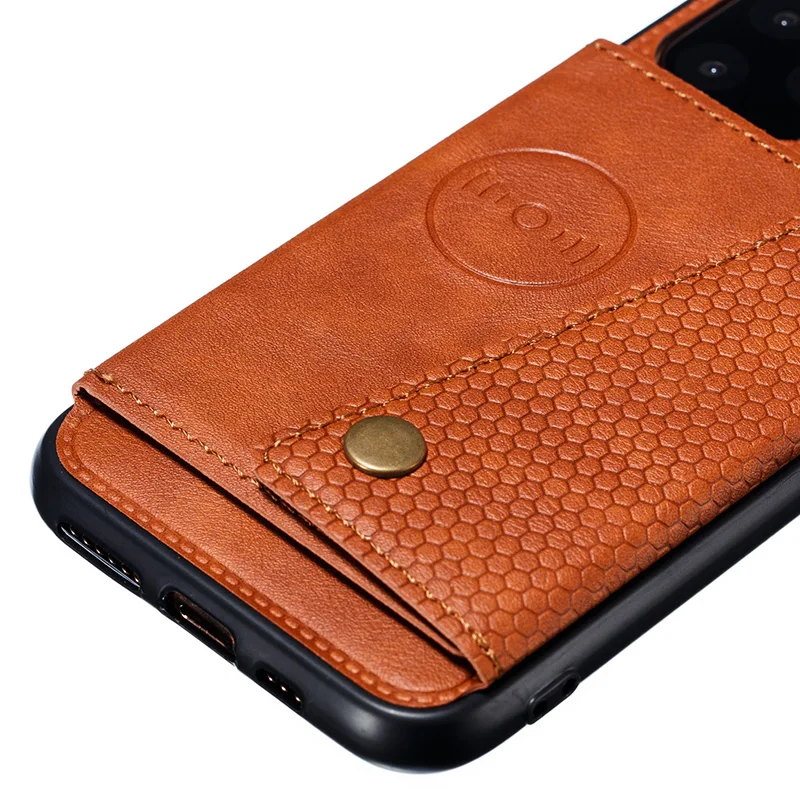 Магнитный автомобильный чехол для телефона для iPhone X XR XS Max 6 6S 8 7 Plus кожаный чехол держатель для карт чехол-кошелек для iPhone 11 Pro Max