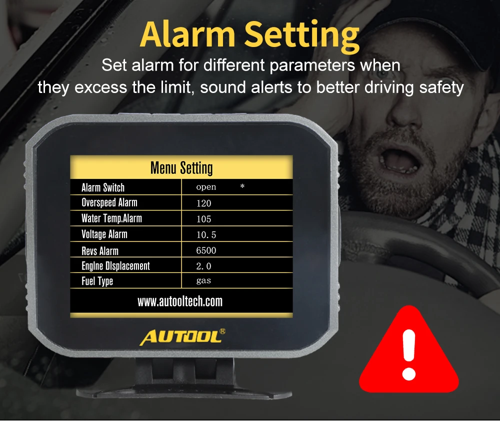 AUTOOL X80 мульти-Функция Авто OBD2 сканнером+ HUD Дисплей превышение скорости Предупреждение Системы Напряжение сигнализации автомобиля диагностический инструмент