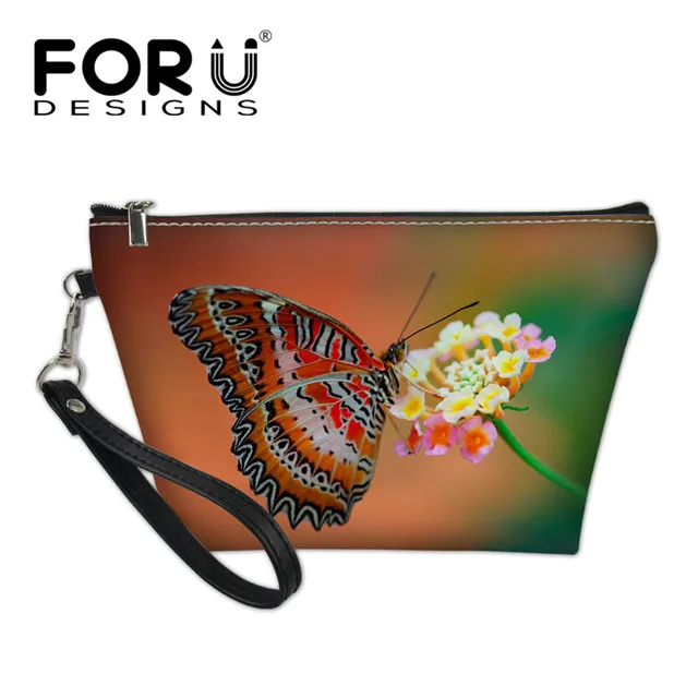FORUDESIGNS, косметички для женщин, 3D, красивая бабочка, узор, карандаш, ручка, чехол, косметичка, на молнии, сумка, для детей, девочек, сумки для хранения - Цвет: HMD1504Z8