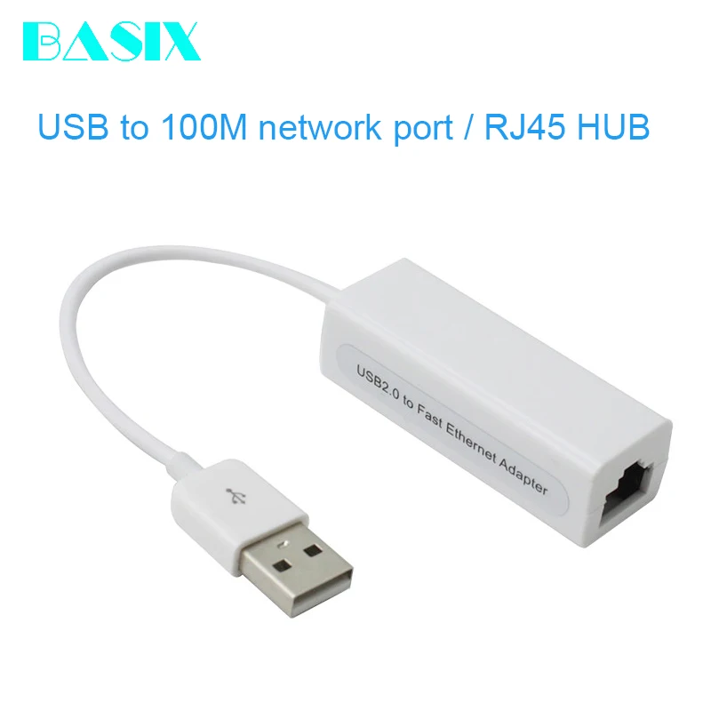 USB Ethernet Внешний проводной сетевой адаптер USB2.0 к Ethernet RJ45 Lan для Windows 7/8/10/XP ноутбук компьютер