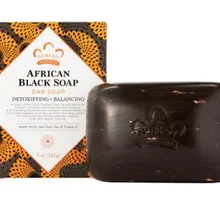 Оригинальное Африканское черное мыло Nubian Heritage с овсом алоэ и витамином е 5 унций/141 г
