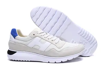 

hogan sneakers Internal increase Platform shoes Genuine Leather Outdoor training walking Athletic shoes