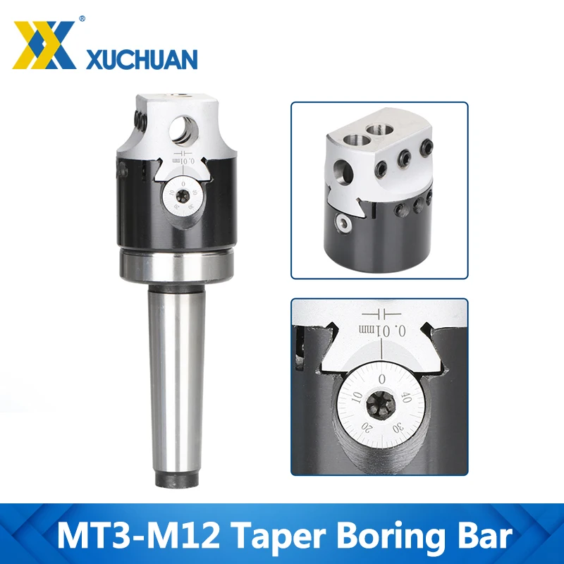 MT3M12 Taper Boring Bar 1 Set CNC Arbor Adapter For Morse Gereedschap