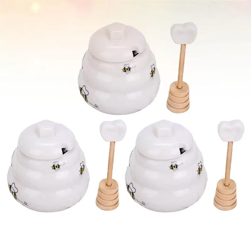 5 шт. керамический набор банок для варенья с крышкой|Сахарницы и креманки| |