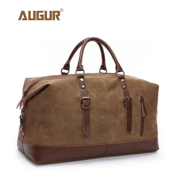 

AUGUR Large Men Handbag High Quality Canvas Male Shoulder Bags Business Travel Briefcase Messenger Bag for Laptop Multifunction