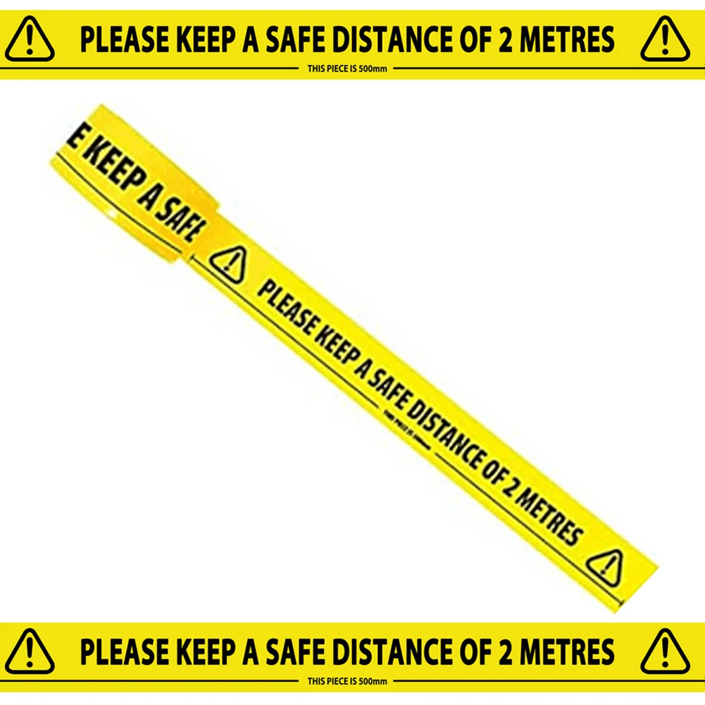 

1/Roll VC floor Warning Tape Danger Caution Fragile Barrier Remind DIY Sticker Work Safety Adhesive Tapes For Mall Store School