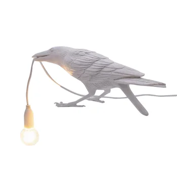 

E12 Indoor Resin Bedside Corridor Aisle Home Decor Lucky Bird LED Wall Lamp Nordic Style Post-modern For Bedroom Lighting Sconce